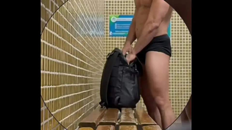 Security guard caught taking a bath in the club's locker room