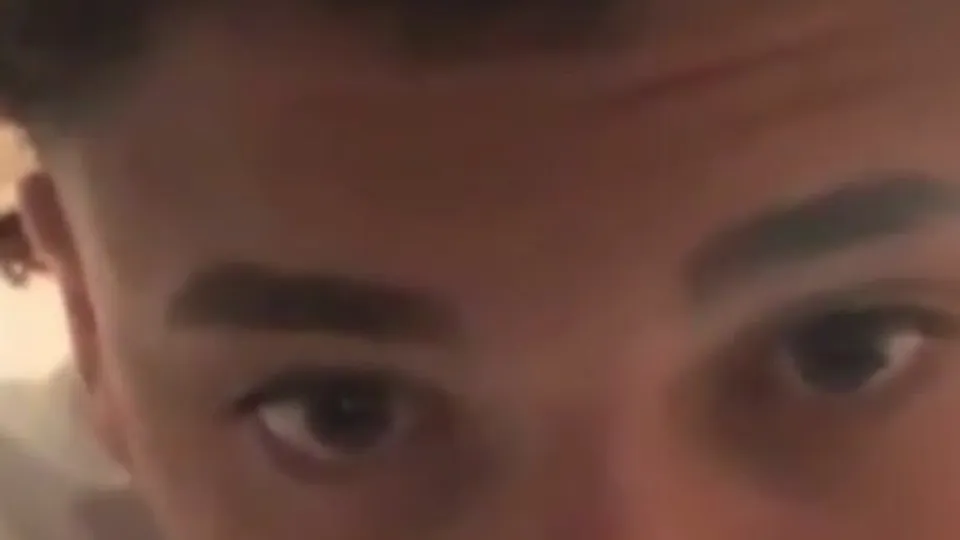 Sending a video to his gf