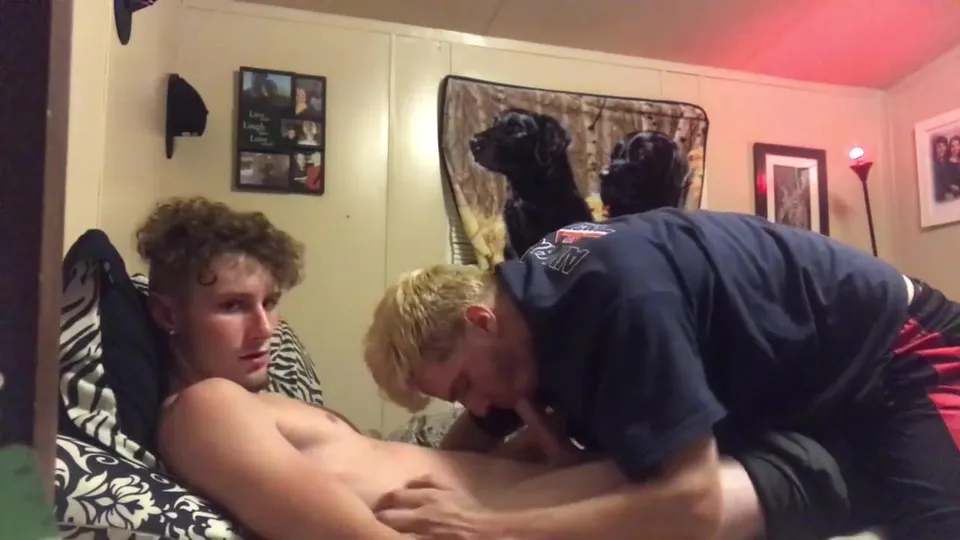 Servicing My Straight Friend's Cock Between Classes