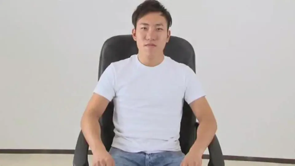 Sexy big asian twink in joackstrap