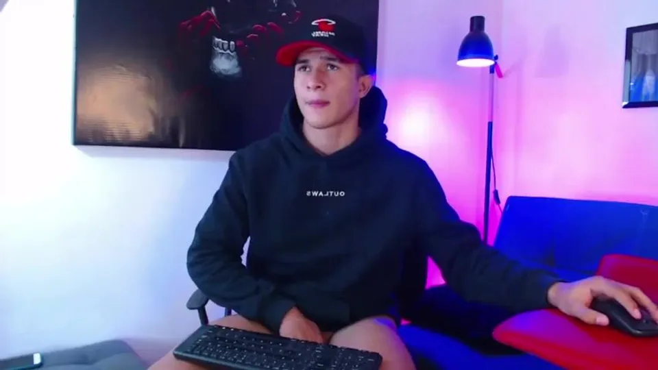 Sexy boy with sports cap