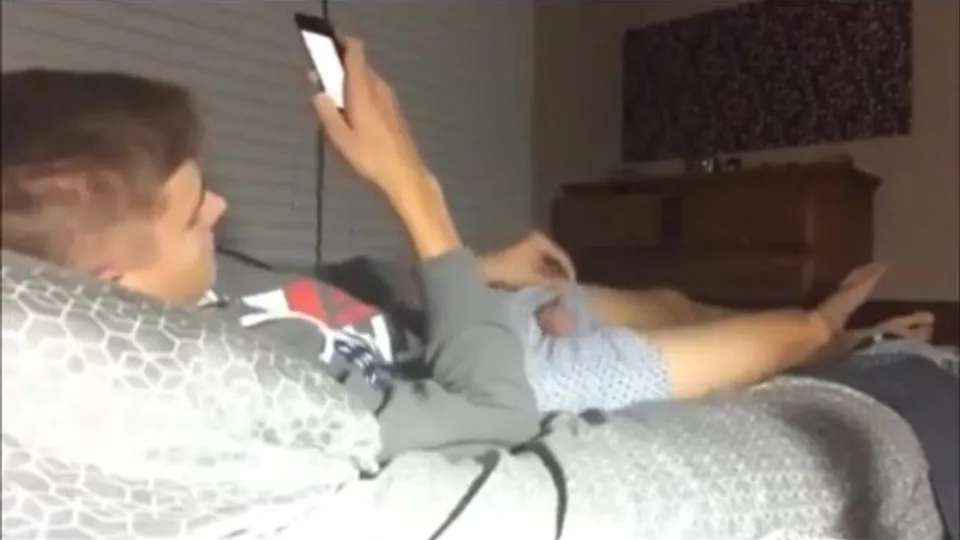 Sexy boys wanking and fucking а pillow