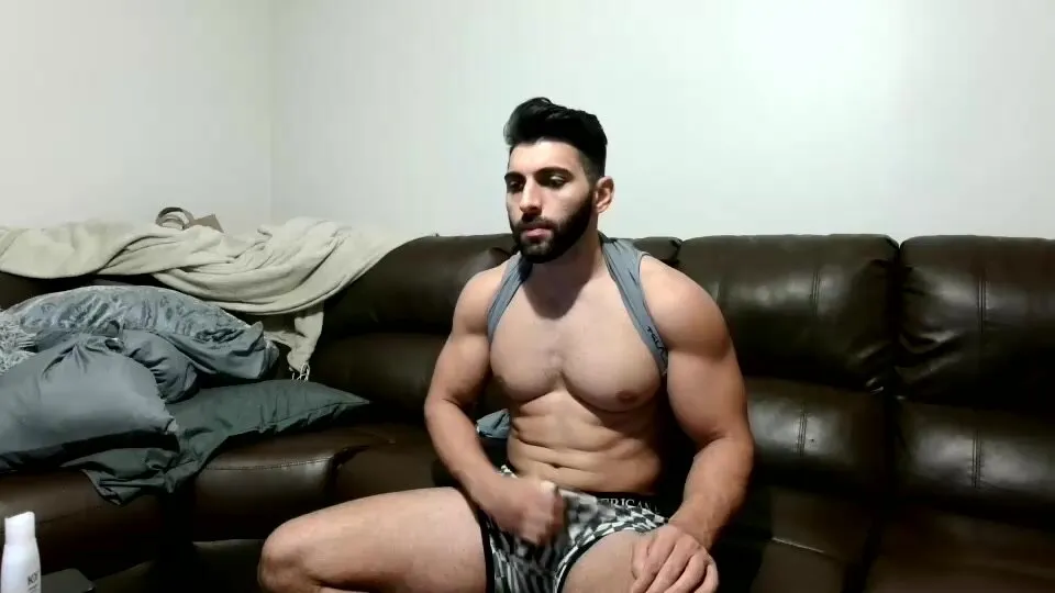 Camboy Jerks Off Big Dick
