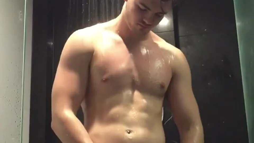 Naked Lad in the Shower