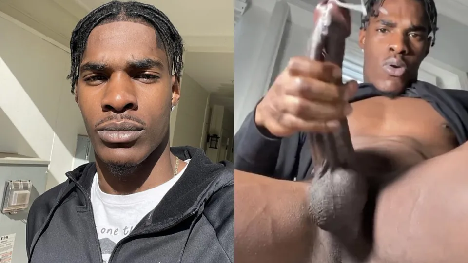 *SEXY* Haitian alpha shoots cum - ThisVid.com