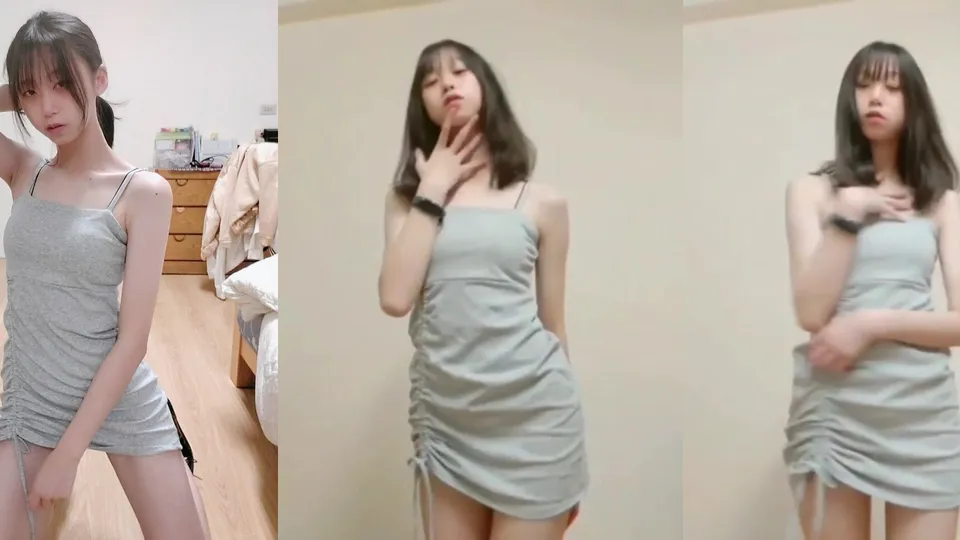 Sexy selfie of a cool girl with small breasts  