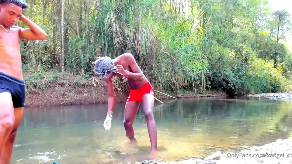 Black Twinks Fuck and Suck in Public