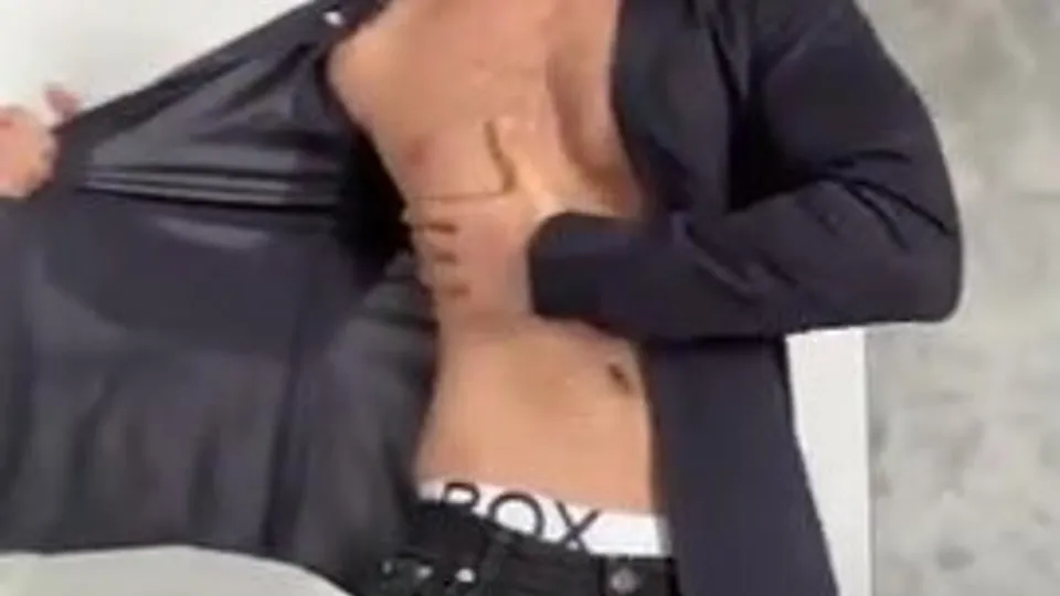 Sexy stripper teases his hot body and huge uncut cock - ThisVid.com