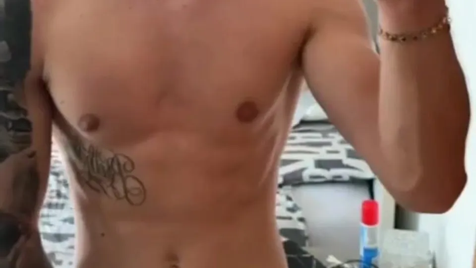 Sexy tattooed boy