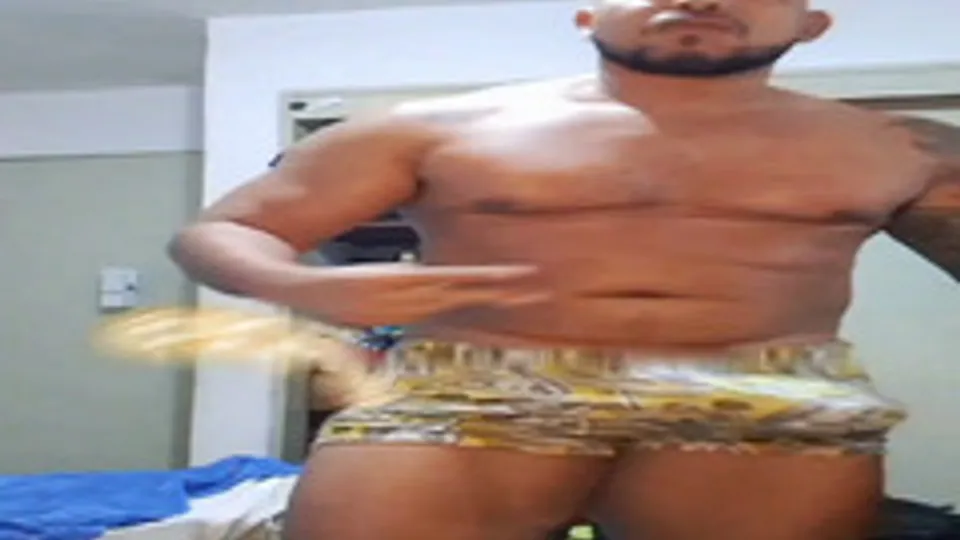 Thick Stud Flashes Massive Floppy Cock