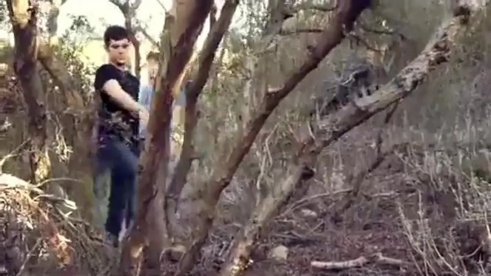 Sexy twinks fuck in the forrest gay porn