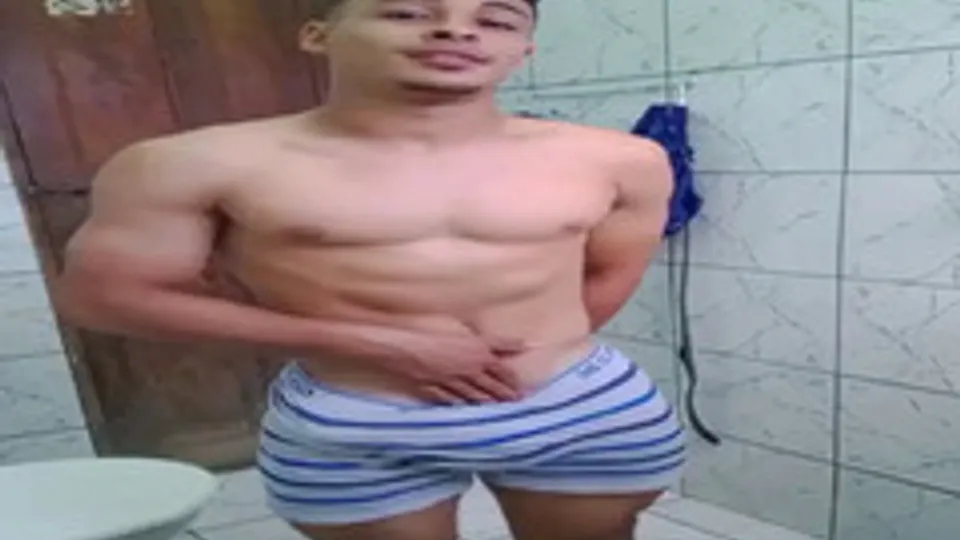 Latino Stud Flashes Massive Dick