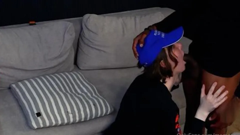 Shemale femboy and bbc cuddle like bros