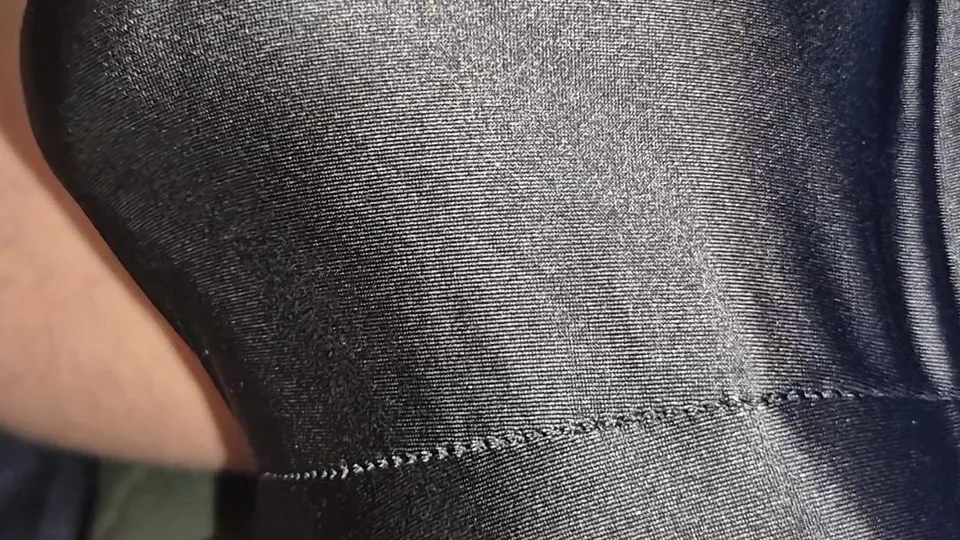 Shiney sport underwear bulge play