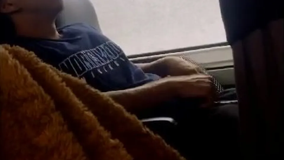 Shot cum on the bus in front of guy - ThisVid.com