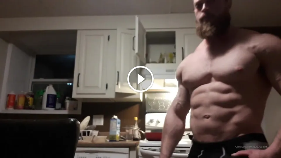 Showing off my body and cock while cooking dinner - Watch Free on Fuckin Dudes