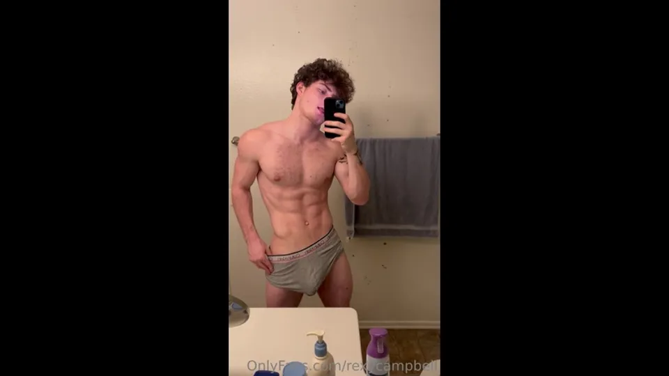 Rex Campbell's Muscular Body & Cock Show