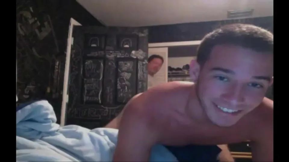 Shows his asshole to his father - ThisVid.com