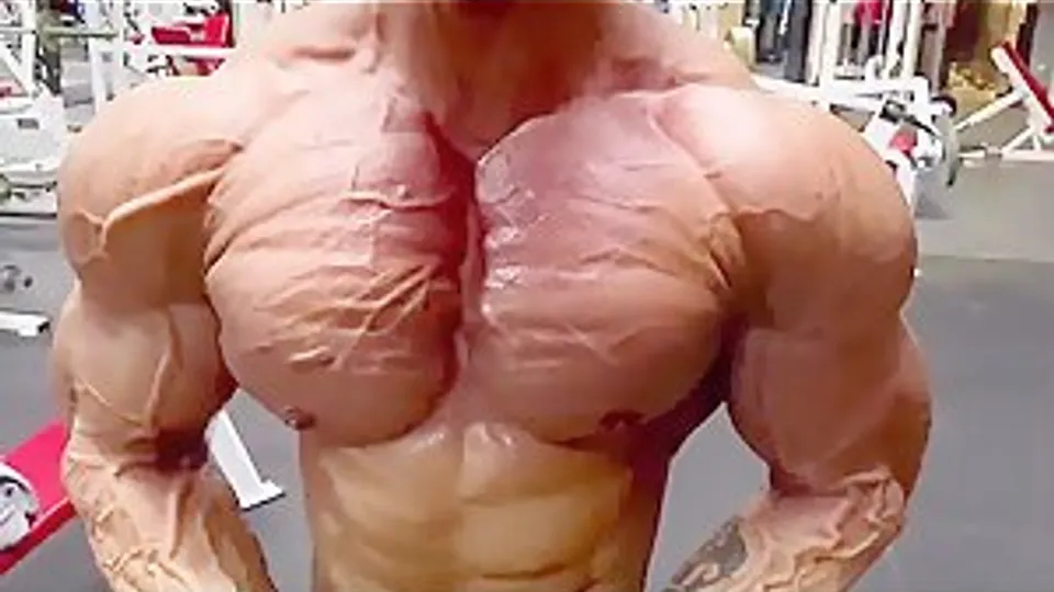 Shredded Chest Flexing