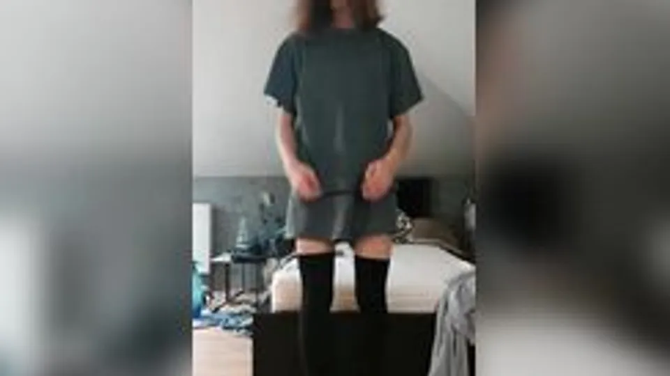 Shy boy strips and shows