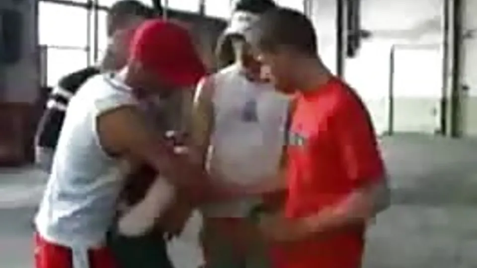 Skater boy forced to suck cock