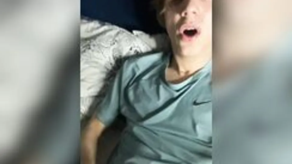 French Twink Masturbates on Webcam