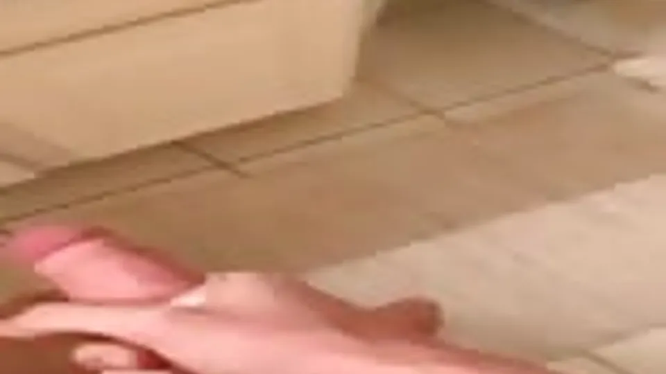 Slim Twink Masturbates in House