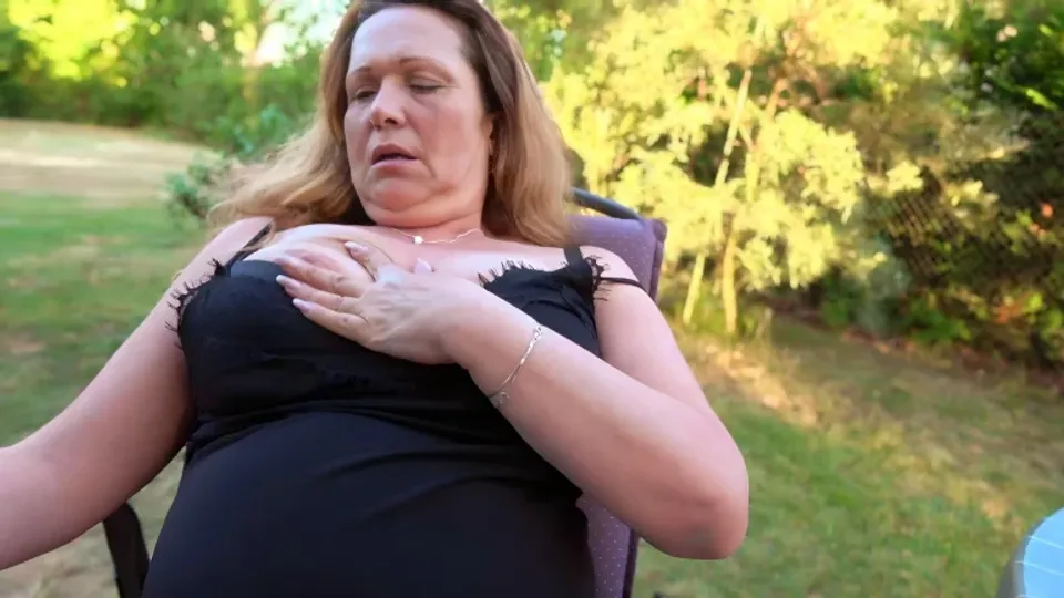 Smoking Granny Undresses And Satisfies Herself 