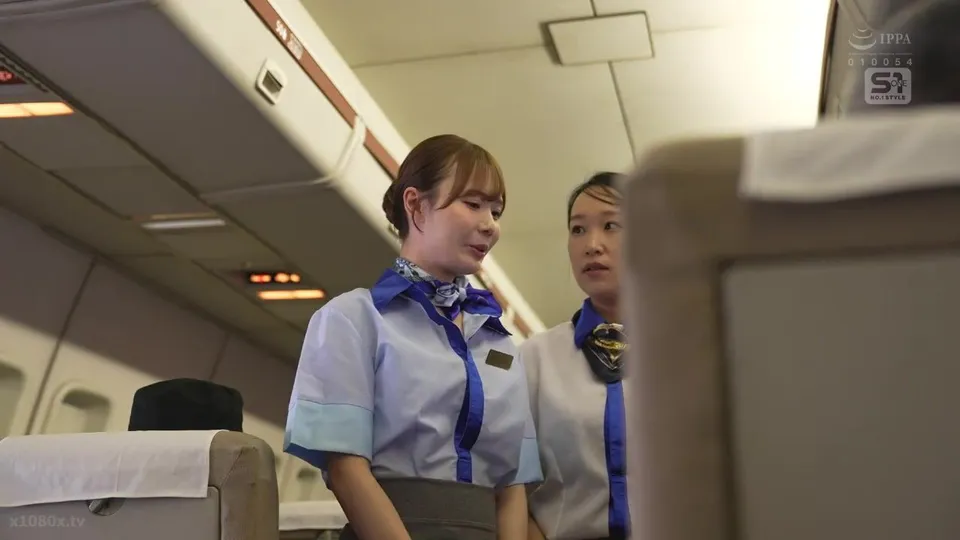 Affluent First Class Man Services Cabin Attendant