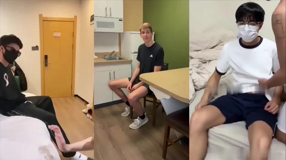 Fußball-Jungs: Blowjob & Cumshot