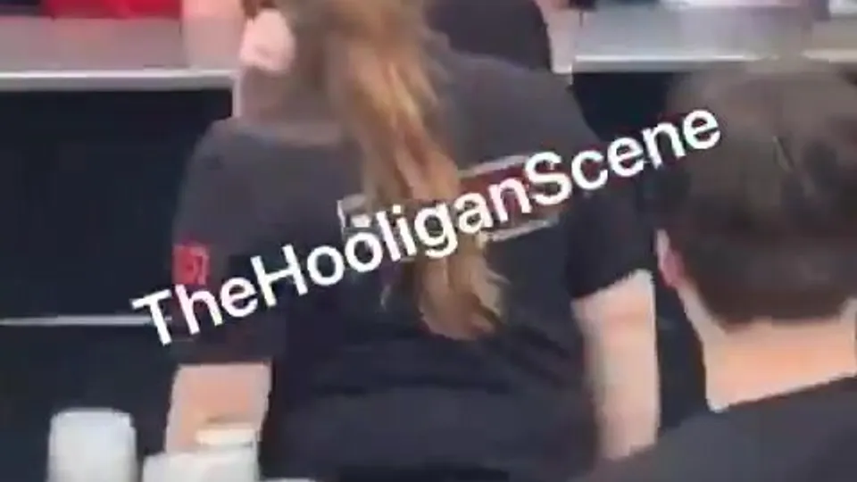 Soccer fan taking a piss at the stadium - ThisVid.com