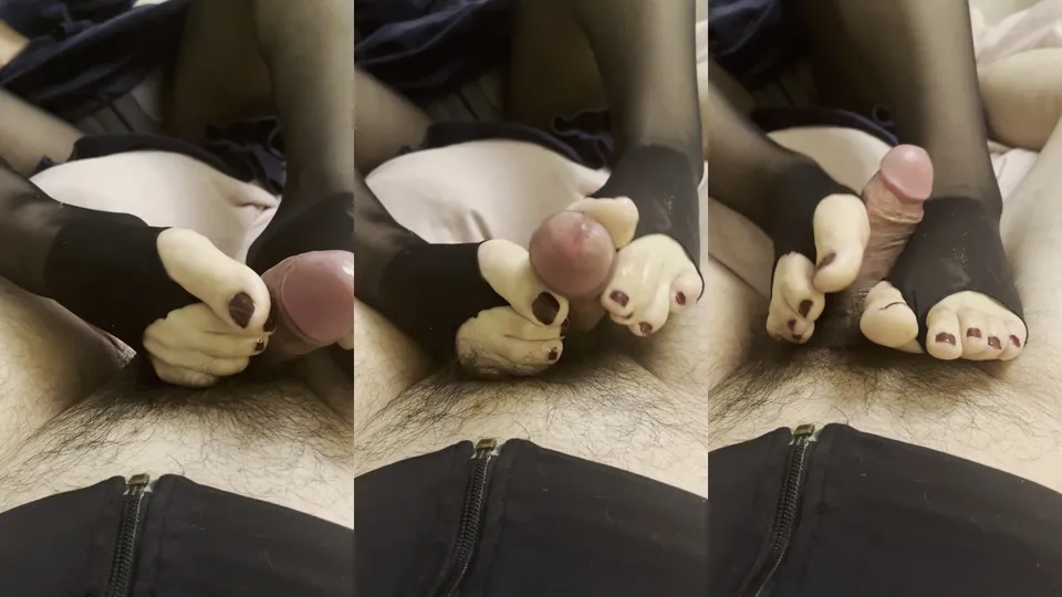 Socks footjob 