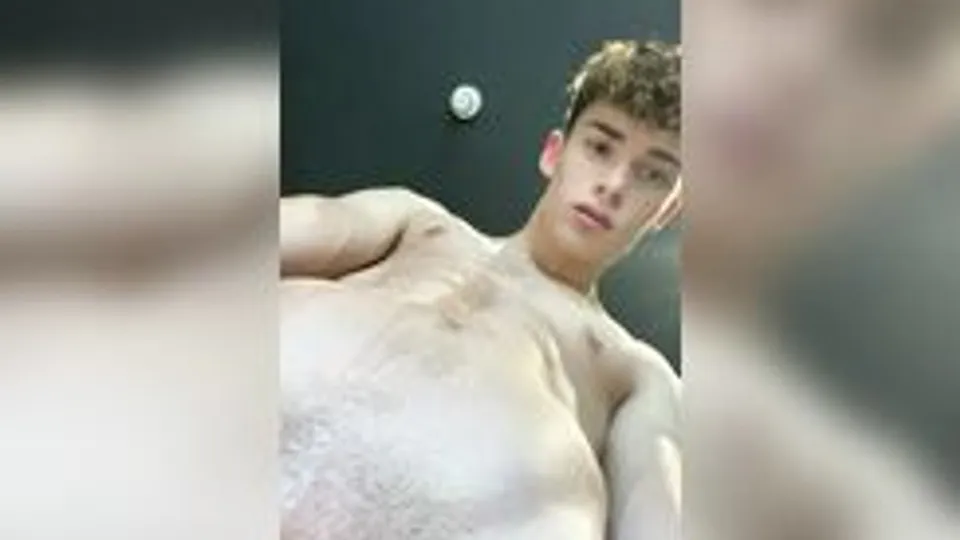 Twink Boys Wank Together in House