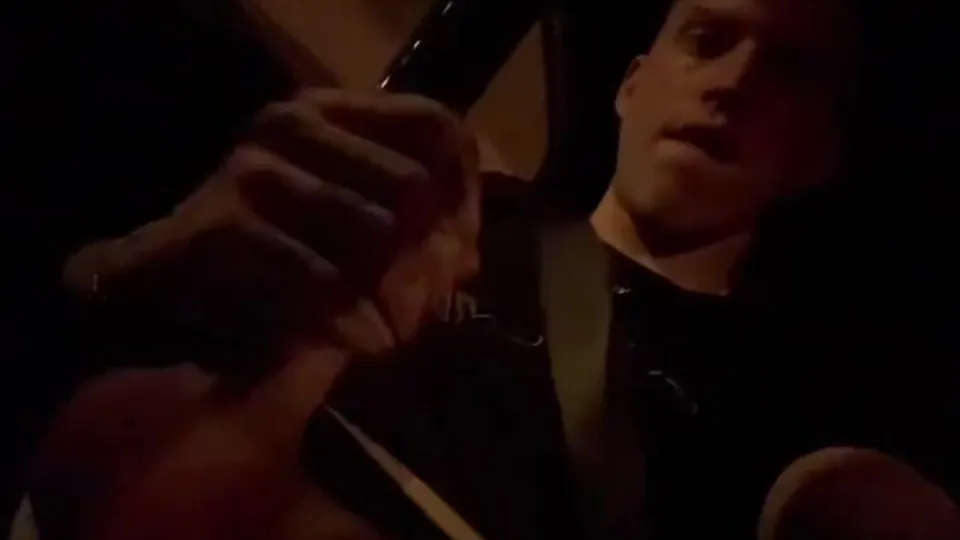 Spanish twink lilsuso jerks in the uber