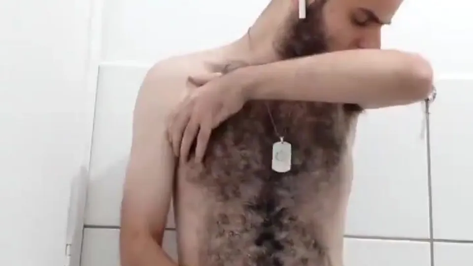 Spanish very hairy, jerking off cum 8 - ThisVid.com