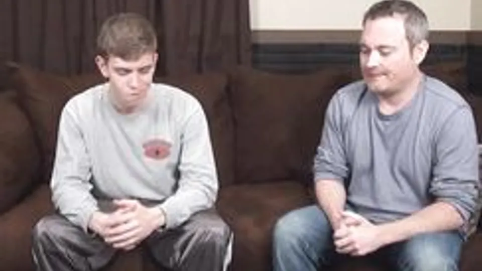 Spanking disobedient nephew Kevin
