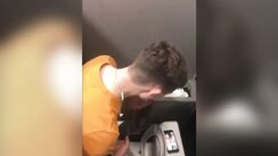 spy for 5 guys jerking in public toilet