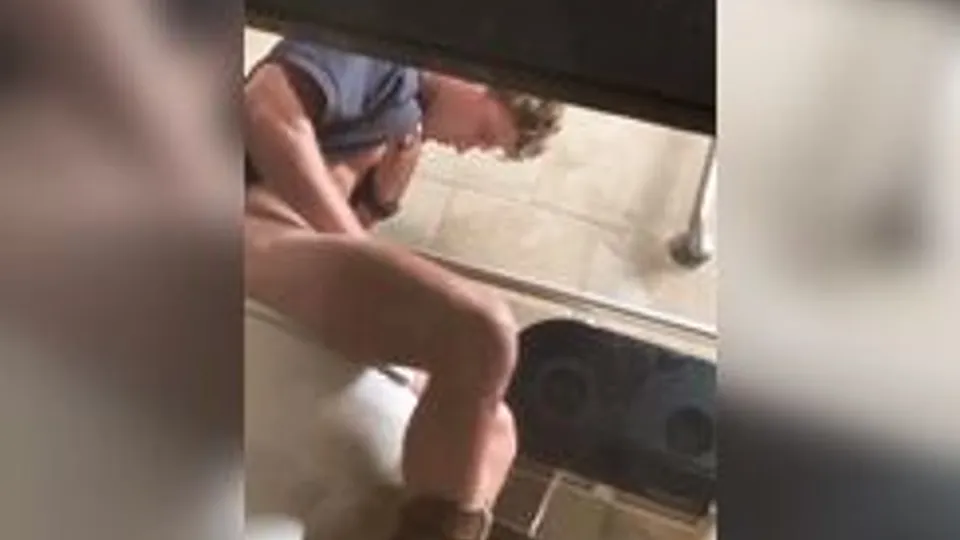 spy for 5 guys jerking in the public toilet