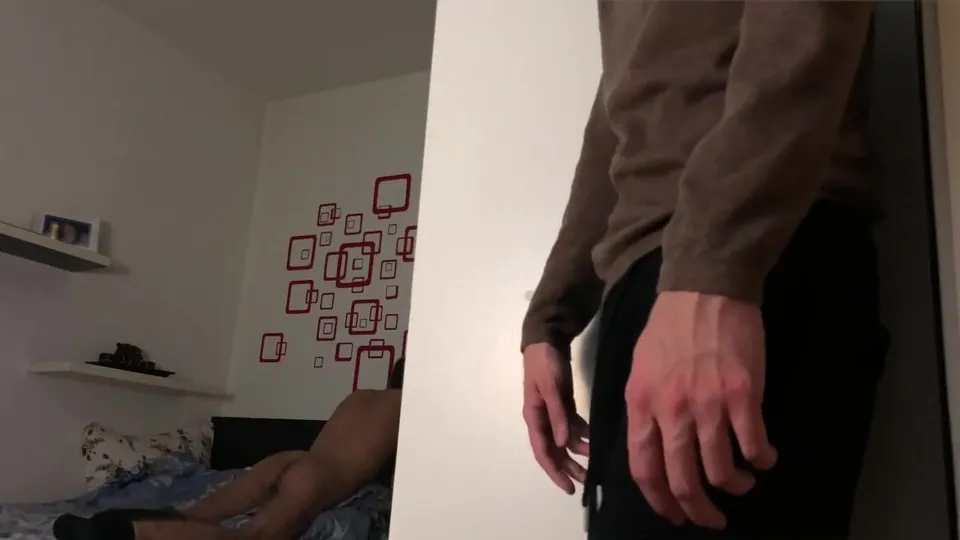 Spy on brother humping the bed