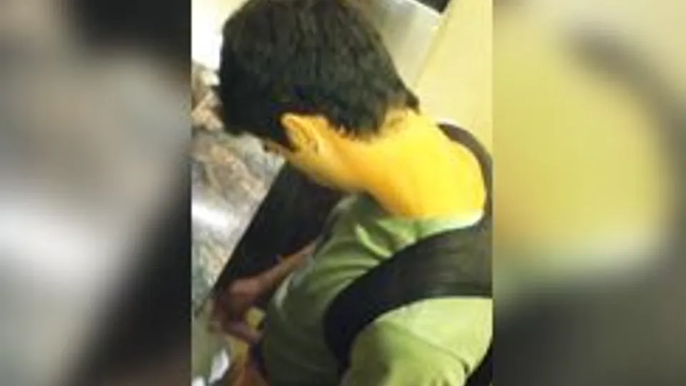 Spy teen foreskin pull