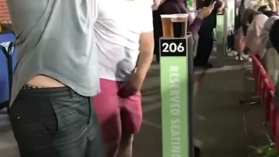 Spy urso mijando no estádio - ThisVid.com