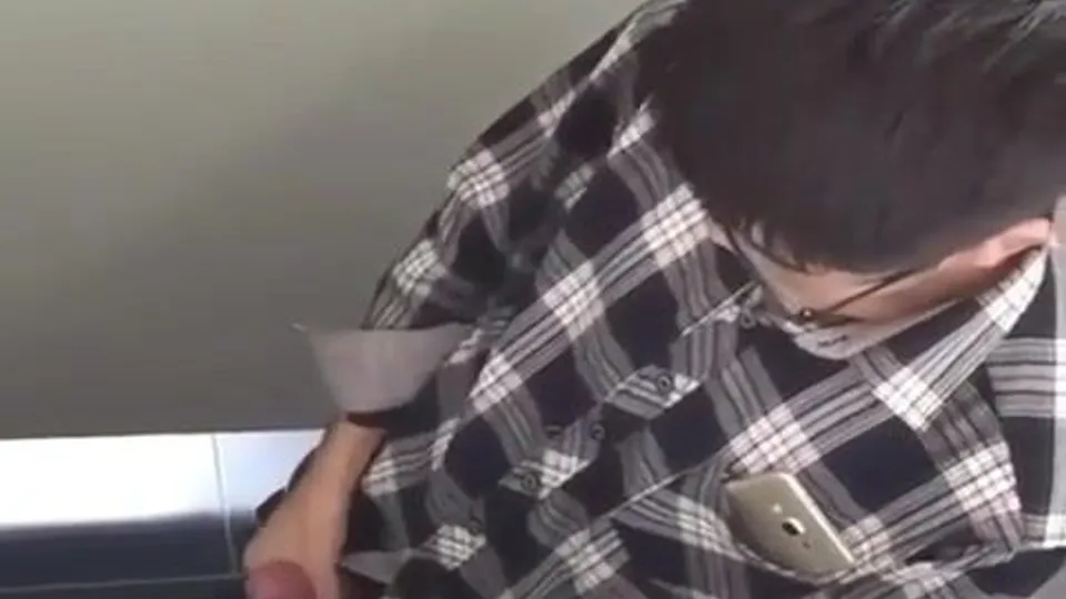 Spycam nerdy chinese boy