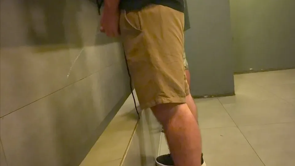 Gay Urinal Spycam