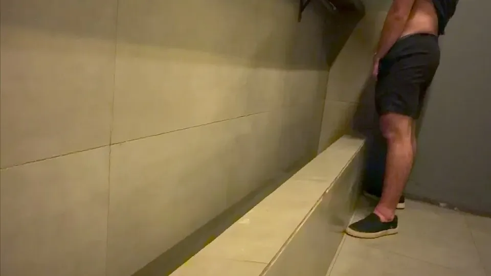 Gay Urinal Spycam