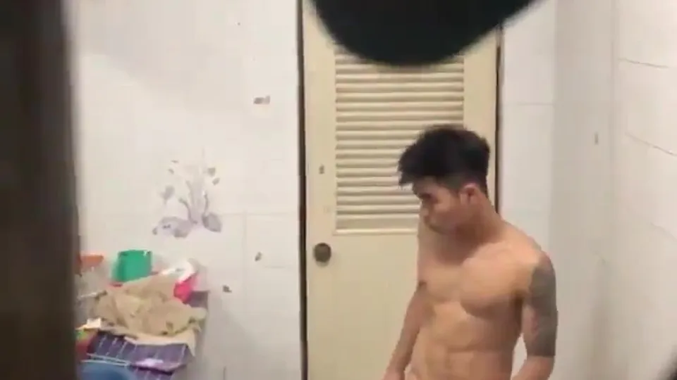 SPYING ASIAN BOY AT THE TOILET 6 - ThisVid.com