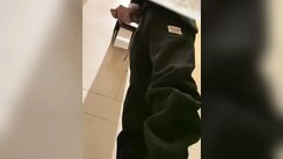 Spying on a young guy in Asian toilet 2