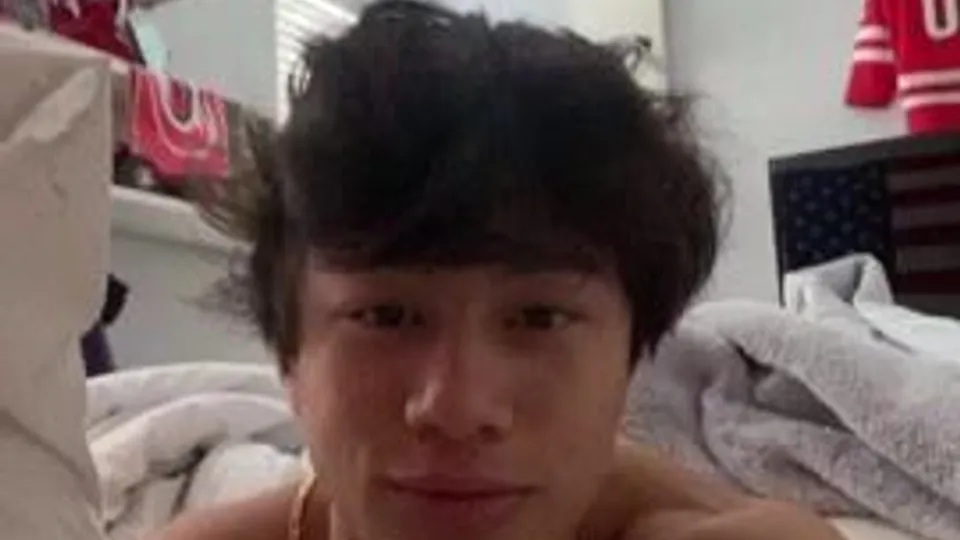 Str8 asian american college boy baited comp