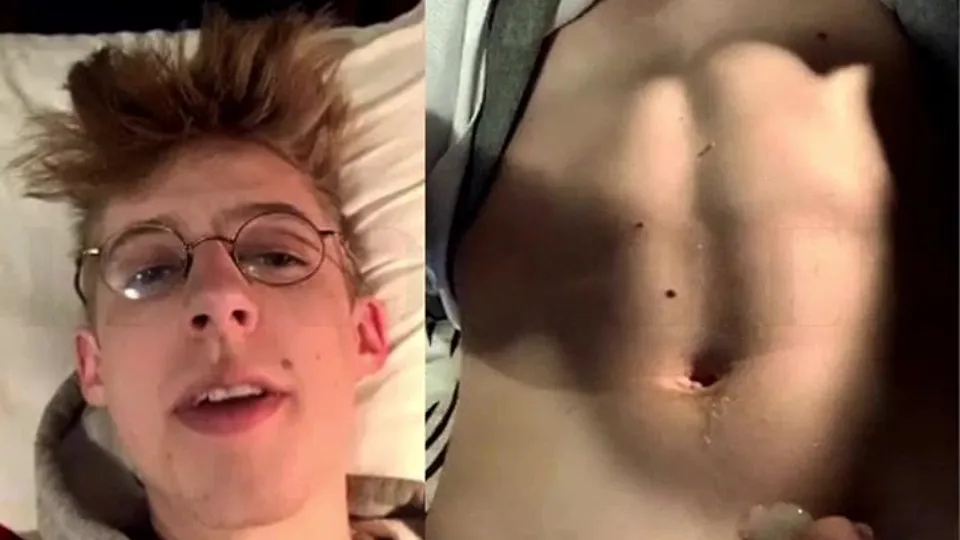 Blond Twink Cums Twice