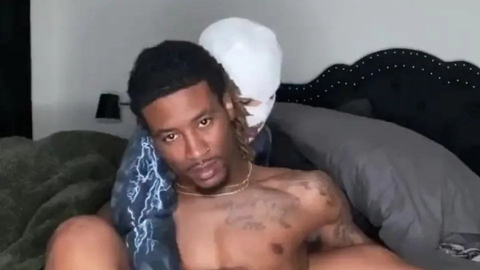 Black Str8 Guy's Handjob