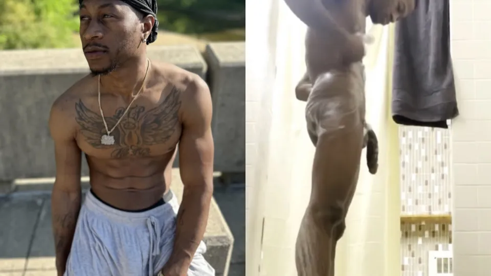 Str8 *BULL* showers w/ open curtain - ThisVid.com